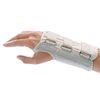 Rolyan D-Ring Right Wrist Brace, Size Small Fits Wrists 5.75"-6.5", 6.5" Regular Length Support, Beige Brace with Straps and D-Ring Connectors to Secure and Stabilize Hands and Wrists