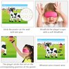 Morcheiong Pin The Tail on The Cow Game with 48pcs Tails for Farm Party Decorations Kids Birthday Party Favors Western Party Supplies
