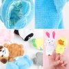 LOKIPA 10PCS Finger Toys, Soft Plush Animal Finger Puppets for Kids Mini Plush Finger Toys Assortment for Boys & Girls, Party Favors, Playtime, Schools