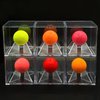 Peak Athletix Baseball & Golf Ball Display Case Acrylic Cube Square Clear Memorabilia Display & Storage Sports Official (Golf Ball Case, 1EA)