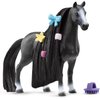 Schleich Horse Club Sofia's Beauties Quarter Horse Mare Styling 8pc Figurine Playset - Quarter Horse Mare Beauty Toy Horse with Brushable Hair, Playset Accessories for Kids Ages 4+