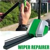 Yumfugu 1 PC Automotive Wiper Repairer, ABS Ergonomic Windshield Wiper Blade Cutter Cleaning Tool, Universal Multi-function Repair Accessories, Compatible with Most Car Models (Green & White)