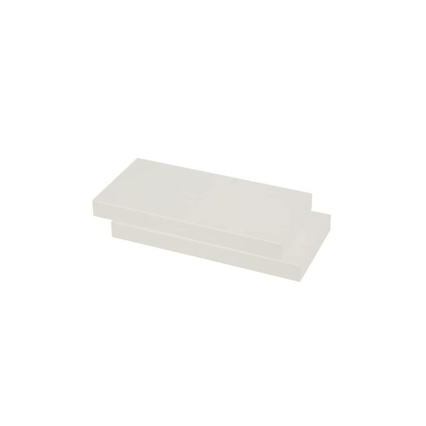 EverBlock 12” x 6” Full Size Building Block Finishing Cap Bulk Pack | Giant Building Blocks | Easy to Connect & Reuse | Indoor & Outdoor Use | Build Displays & Structures | White