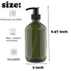 2 PCS 10 OZ Pump Bottle Plastic Pump Lotion Dispenser Empty Bottles for Shampoo Lotion Body Wash, Multicolor