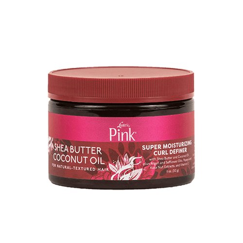 Lusters Pink Shea Butter Coconut Oil Super Moisturizing Curl Definer 11 Oz