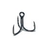 wLure Fishing Hooks Treble Hooks for Hook Upgrade Cutting Blade 4X Strong Short Shank Black Nickle FH38HP60#4