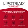 Lipotriad Visionary Eye Vitamin and Mineral Supplement with AREDS2® ingredients in our own custom formula, 90 Count