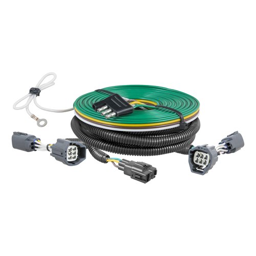 CURT 58903 Custom Towed-Vehicle RV Wiring Harness for Dinghy Towing, Fits Select Jeep Wrangler JK...