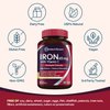 Doctor's Recipes Iron Supplement 65 mg with Vitamin C - Maximized Absorption & Stomach Friendly Iron Pills for Red Blood Cells Formation, Heart, Brain & Immunity Health - Vegan Non-GMO 60 Iron Tablets
