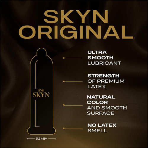 SKYN Non-Latex Lubricated Condoms, 12 Count