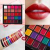 YARLADY 25 color Lipstick Lip Gloss Palette 24H Long-lasting moisturizing Waterproof matte Lip Palette Makeup,Pigmented Festival Halloween Body Face Paint Matte Lipstick Set