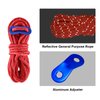 BALIT Reflective Nylon Pull Paracord 4 Pack 4mm 13FT Tent Guy Lines Rope with Aluminum Rope Tensioner Fits Camping Tent Hiking Outdoor Activity(Red)