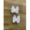 2 Piece Boutique Hair Accessories Toddler Glitter Textile Felt Rabbit Easter Hair Clip for Girls Baby
