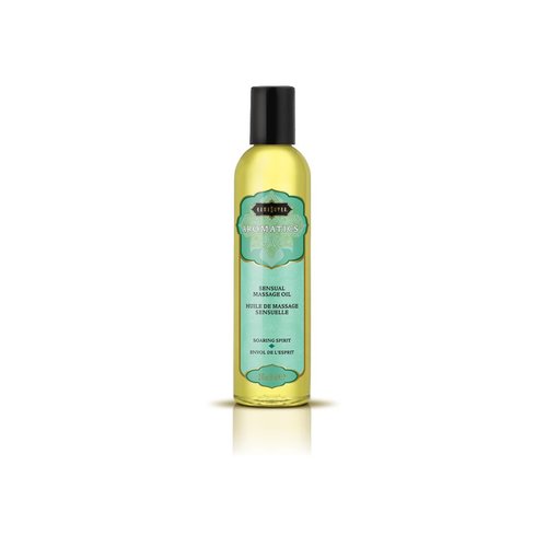KAMA SUTRA Aromatics Massage Oil Soaring Spirit – 2 fl oz- Rich Blend of Essential Oils - Sore Joint & Muscle Massage Oil - Natural Therapy Oil - Warming, Sensual Massage for Couples, Women, Men