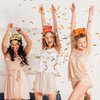 Fancy Land 12 Pack Happy New Year Hats Glitter Headbands NYE Tiaras 2025 New Years Eve Party Supplies for Adults Kids Women Men Hats
