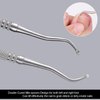 2PCS Ingrown Toenail File and Lifter with Storage Case,YINYIN100% Stainless Steel ingrown toenail Tool,Double Sided Professional Grade Nail Cleaner Tool