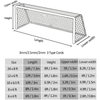 Aoneky Soccer Goal Net - 24 x 8 Ft - Full Size Football Goal Post Netting - NOT Include Posts (12 x 6 Ft - 2 mm Cord)