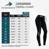 CompressionZ High Waisted Compression Leggings for Women Tummy Control - Plus