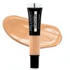 Palladio Full Coverage Concealer, Under Eyes Disguise, Creamy Face and Eye Concealer, Evens Skin Tone, Conceals Blemishes, Dark Circles and Fine Lines, Use with Concealer Brush, Toffee