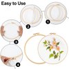 6 Pcs Embroidery Hoop 6 Size, Round Plastic Cross Stitch Hoop with 16 Needles (3.6In to 10.7 in), Small Embroidery Hoop, Cross Stitch Hoops and Frames, Suitable for Embroidery, Craft Sewing