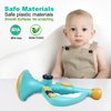IIROMECI Musical Toys for Kids, Little Trumpet Toy for Toddlers, Baby Educational Toys, Infants Music Toys for Girls Boys Ages 1 2 3 Years Old (Blue)