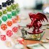 30 Set DND Double-Colors Polyhedron Dice Set for Dungeons and Dragons D&D RPG MTG Table Games D4 D6 D8 D10 D% D12 D20 30 Colors Dice (210 Pieces)