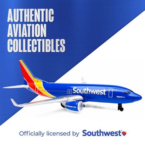 Daron Toy Airplane – Southwest Airlines – Die-Cast Metal Model Airplane Toy with Plastic Parts for Kids Ages 3+