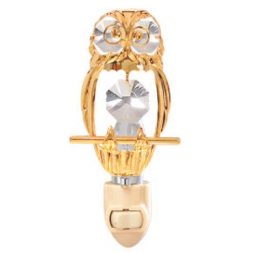 Owl Night Light Clear Mascot Crystals