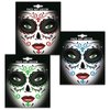 Day of the Dead Face Gems Jewels Stickers Halloween Self Adhesive Face Glitter Stickers Sugar Skull Costume Makeup Festival Stick on Rhinestone Stickers Temporary Tattoos Jewelry for Women/Men/Adults