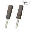 2 Pack Pumice Cleaning Stone with Handle, Toilet Bowl Cleaner Toilet Brush with Non-Slip Long Plastic Handle for Kitchen/Bath/Pool/Household Cleaning