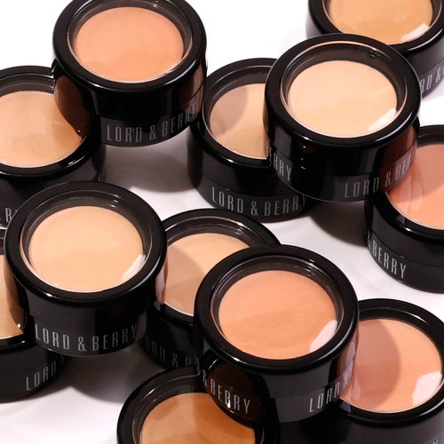 Lord and Berry FLAWLESS Compact Cream Concealer Foundation With Enriched Vitamin E, B2 and B3, Porcelain