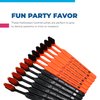 Tess Oral Health Bulk Halloween Toothbrush Party Favors for Ages 4-8 - Individually Wrapped - Soft Bristle - Orange & Black - Quantity: 72 toothbrushes