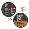 Every Man Jack Beard Balm - Moisturize, Strengthen And Style Your Beard w/Medium Hold - Light Sandalwood Scent - Made w/Naturally Derived Ingredients like Candelilla Wax and Shea Butter- 2oz