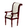 Melody Jane Dolls Houses Miniature Furniture Regency Mahogany Scroll Back Dining Carver Chair
