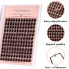 YOONOYA Lash Clusters 144 PCS Individual Lashes 12mm Eyelash Clusters D Curl Cluster Eyelash Extensions Natural Wispy Cluster Lashes Reusable Eyelash Extension Lasting Lash(QD-12mm)