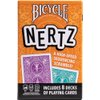 Bicycle Nertz Playing Card Game, 8 Decks of Playing Cards, Fast, Fun, Competitive Multiplayer Solitaire Game, Up to 8 Players, Jumbo Index