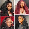 DJFG Wig Band for Lace Front Wigs Human Hair, Elastic Bands For Wig Melting, Lace Bands For Wigs, Lace Melting Band, 3pcs/pack Pink n Black Lace Melting Band for Keeping Pre Plucked Wigs Human Hair