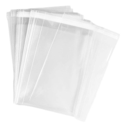 AIRSUNNY 200 Pcs 6x9 Clear Resealable Cello/Cellophane Bags Good for Bakery, Candle, Soap, Cookie Poly Bags