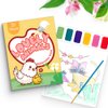 Gibaniza Paint with Water Coloring Book - Cartoon Animals Coloring Books with Brush for Ages 4-8 - Arts and Crafts for Drawing Activity Books Art Supplies