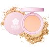Daisy Doll Face Powder, Pressed Setting Powder w/SPF 25 PA+++, Japanese Makeup for Matte & Smooth Finish, 0.3 oz (10 g), 02 Pink Ocher