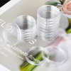 500 Pcs 25 mm Coin Holder Capsules Clear Round Plastic Coin Container Case for Coin Collection Supplies