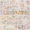Partywind 168 Sheets (2000 Styles) Kids Temporary Tattoos for Party Supplies, Fake Tattoo Stickers with Dinosaur/Mermaid/Pirate for Boys and Girls, Birthday Games for Party