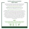 Desert Essence Green Apple & Ginger Body Wash - 8 Fl Ounce - Refreshing - Vitamins A, B & C - Scented - Cleanses & Revitalizes - Yucca Cactus - No Parabens