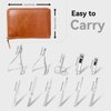 Makartt Manicure Kit: Professional Nail Care Kit Nail Clippers Set - 11 pcs Stainless Steel Tavel Nail Tool Kit Pedicure Kit Men Nail Grooming Kit with Portable Brown Leather Case