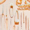 Kitsch Rhinestone Bobby Pins 4 Pieces, Extra Long Barrettes Hair Pins for Women, Fancy Elegant Diamond Crystal Hairpins, Wedding Hair Accessories, Rhinestone Hair Clips Gifts for Women, Gold & Silver