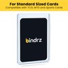 bindrz 50 Top Loaders Card Protector - 3” x 4” 35PT Rigid Toploaders - Archival Safe Hard Plastic Holder for CCG TCG MTG and Sports Cards (50)