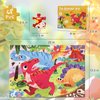 Dinosaur Escape Jumbo 48 Piece Puzzles for Kids Ages 4-6, Educational Preschool Floor Puzzles for Kids Ages 3-5 with Bonus Puzzle Sticker Sheets, Ideal Learning Toy Gift for Kids Ages 8-10
