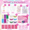 Temporary Glitter Tattoo Kit for Kids - Glitter Gel & Metallic Tattoo with 300+ Stencils - Craft Kits Christmas Halloween Gifts for 6-8 Year Old Girls & Boys - Birthday Party Favors for Kids 4-8-12