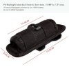 MinChen Tactical Flashlight Holster, 18650 Flashlight Pouch, Stretchy Nylon Pouch Handheld LED Flashlight Holster for Duty Belt Carry Case Holder with 360 Degree Rotatable clip