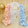 FOTIOMRG 110pcs Light Blue Balloon Garland Arch Kit, 18 12 10 5 inch Light Blue Latex Balloons Different Sizes Pack for Birthday Graduation Baby Shower Gender Reveal Party Wedding Decorations